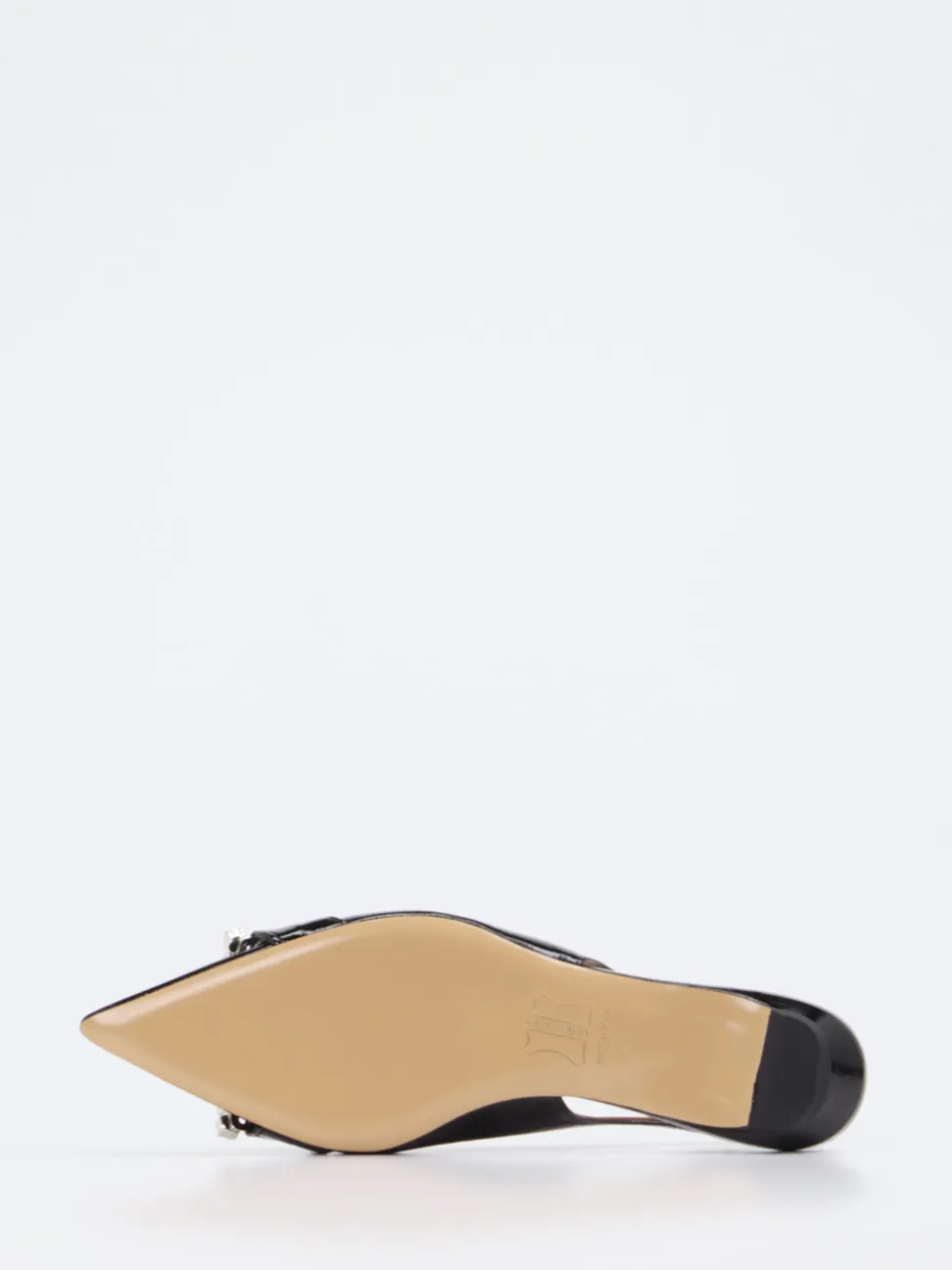 Konstantin Starke – Slingpumps aus Lackleder Schwarz