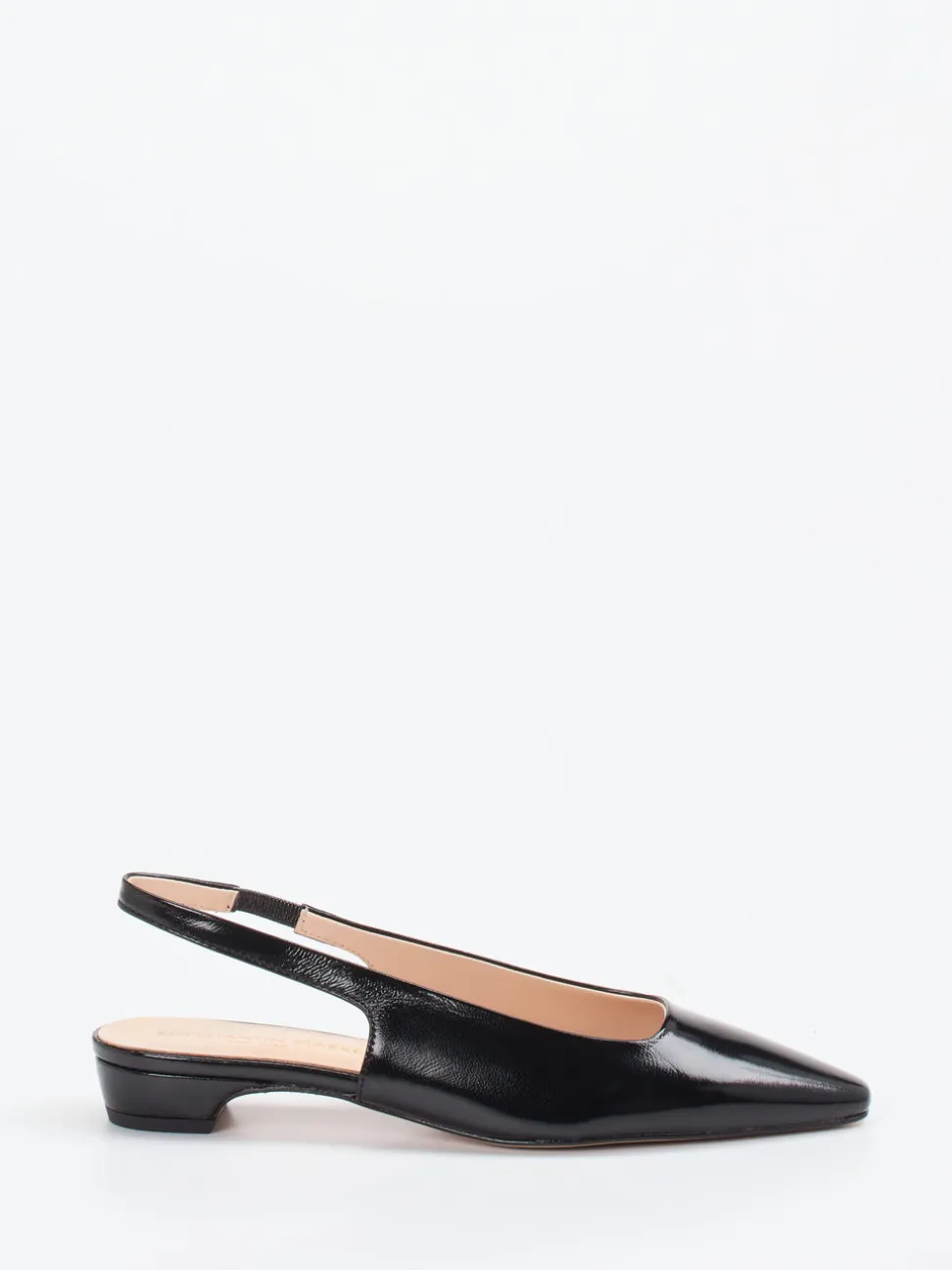 Konstantin Starke – Slingpumps aus Lackleder Schwarz
