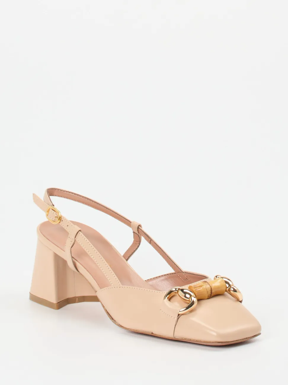 Konstantin Starke – Slingpumps aus Ziegenleder beige