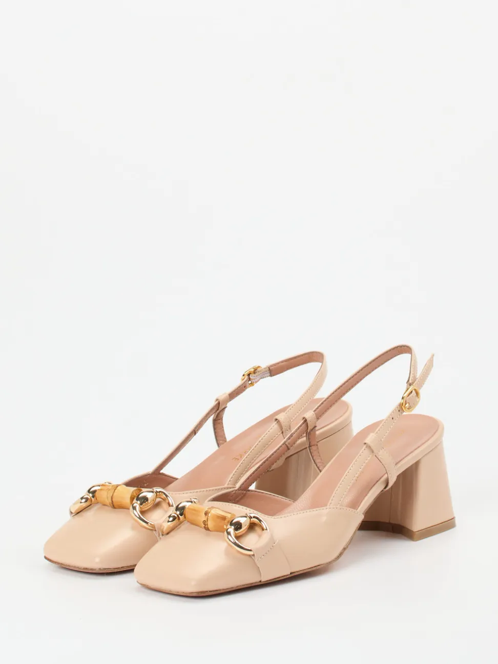 Konstantin Starke – Slingpumps aus Ziegenleder beige