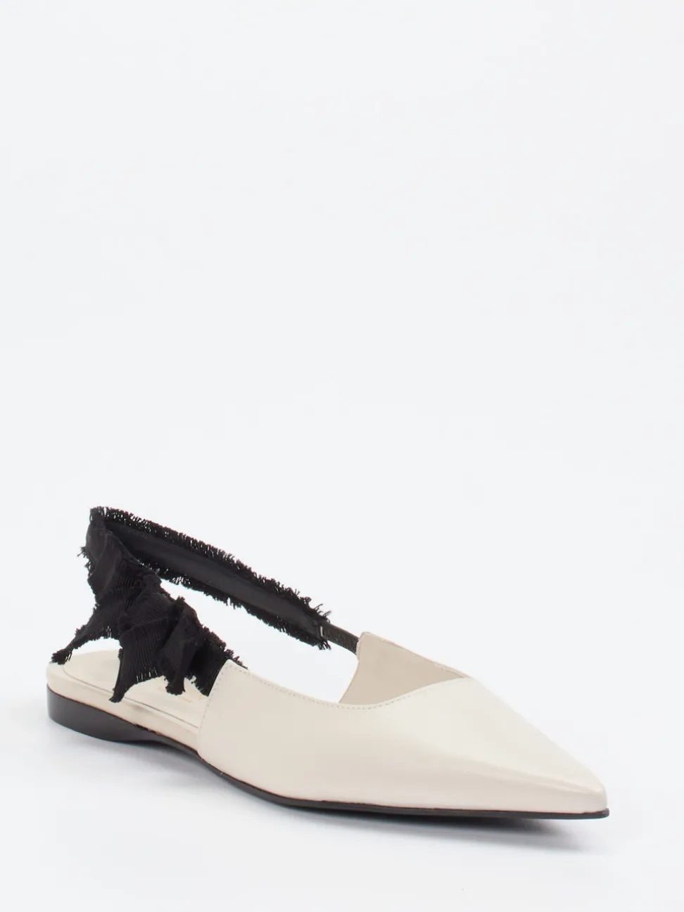 Konstantin Starke – Slingpumps aus Kalbleder cremeweiß