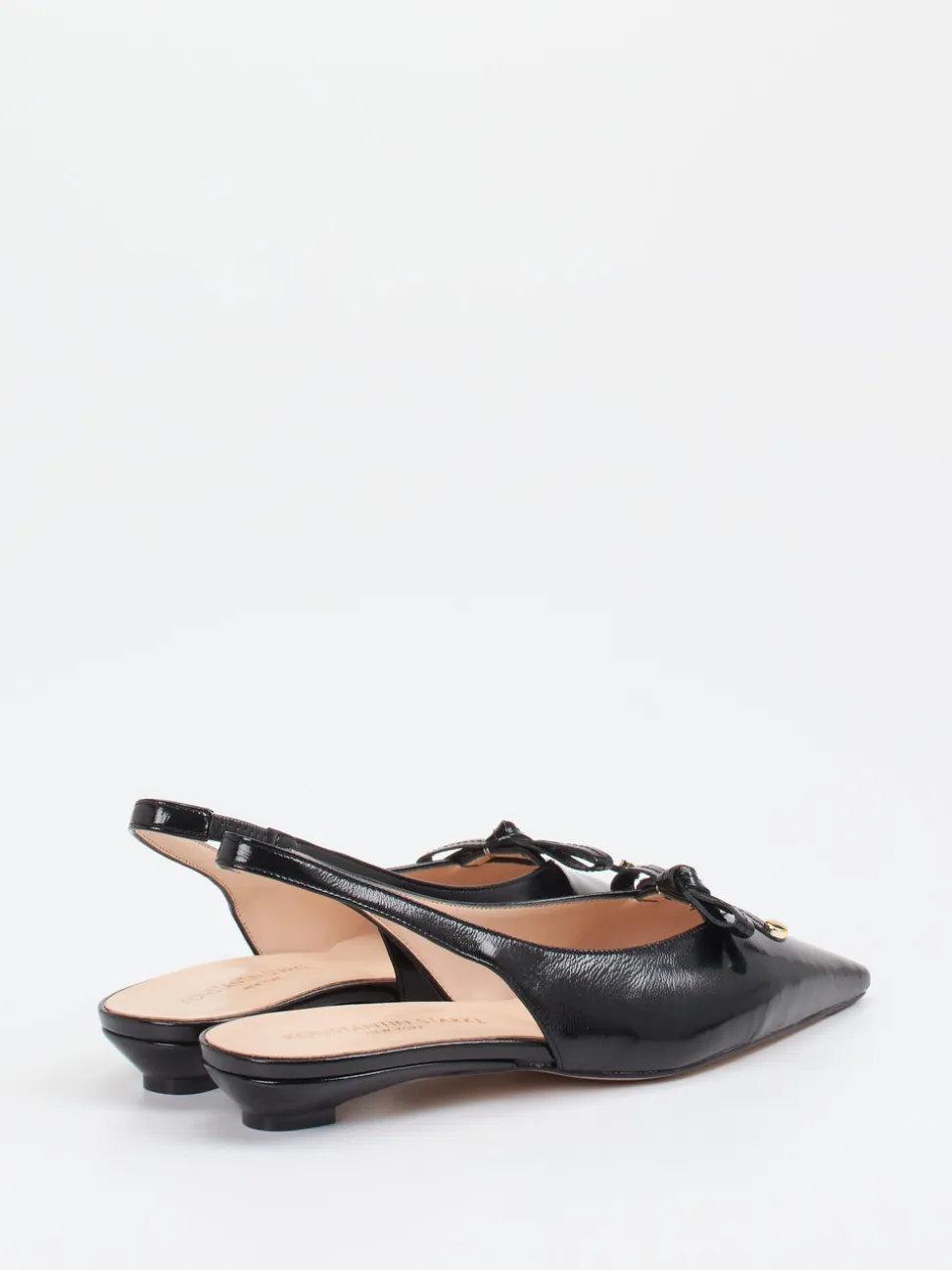 Konstantin Starke – Slingpumps aus Lammleder Schwarz