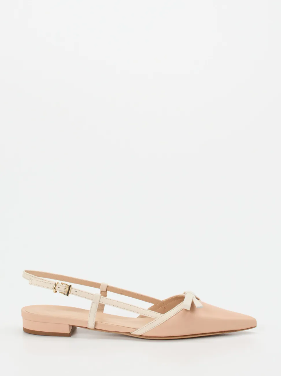 Konstantin Starke – Slingpumps aus Lammleder Rosébeige