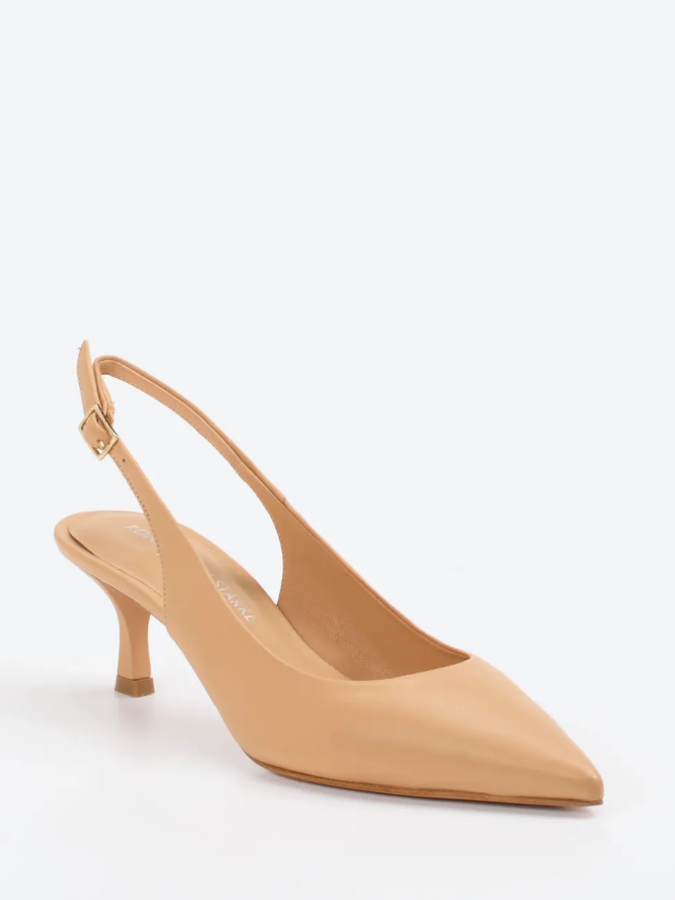 Konstantin Starke – Slingpumps aus Lackleder Beige