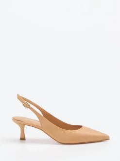Konstantin Starke – Slingpumps aus Lackleder Beige