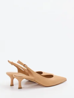 Konstantin Starke – Slingpumps aus Lackleder Beige