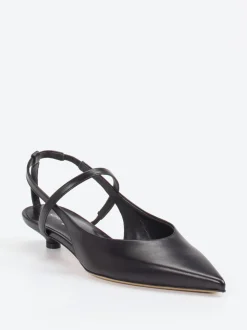Konstantin Starke – Slingpumps aus Lammleder schwarz