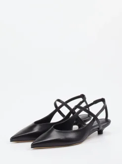 Konstantin Starke – Slingpumps aus Lammleder schwarz