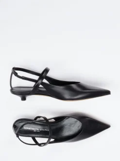 Konstantin Starke – Slingpumps aus Lammleder schwarz