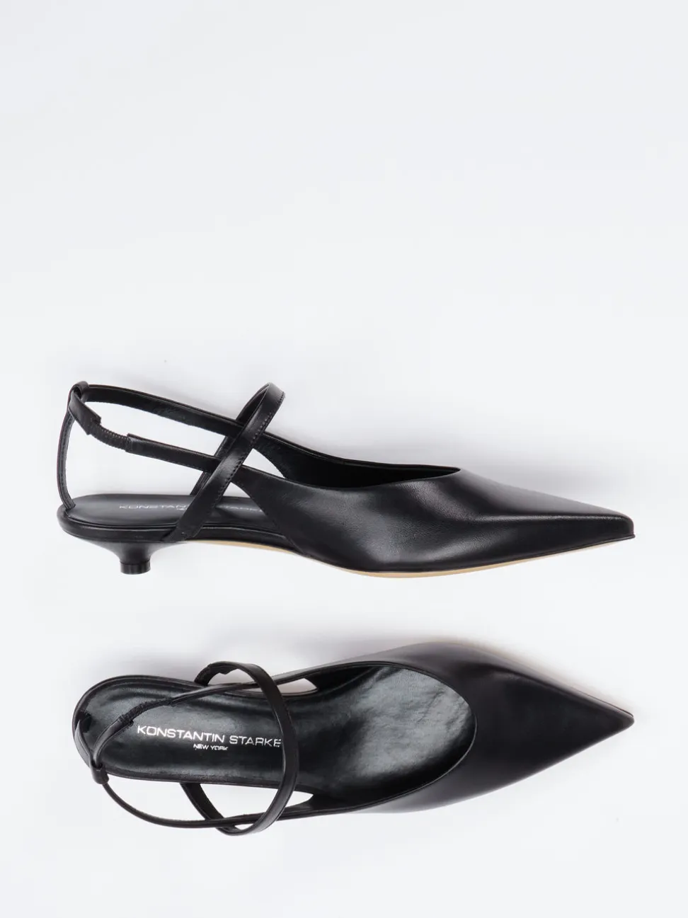 Konstantin Starke – Slingpumps aus Lammleder schwarz