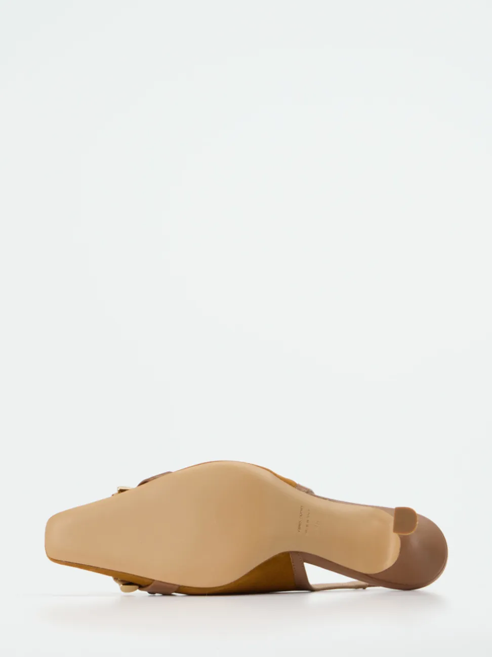 Konstantin Starke – Slingpumps aus Veloursleder cognac