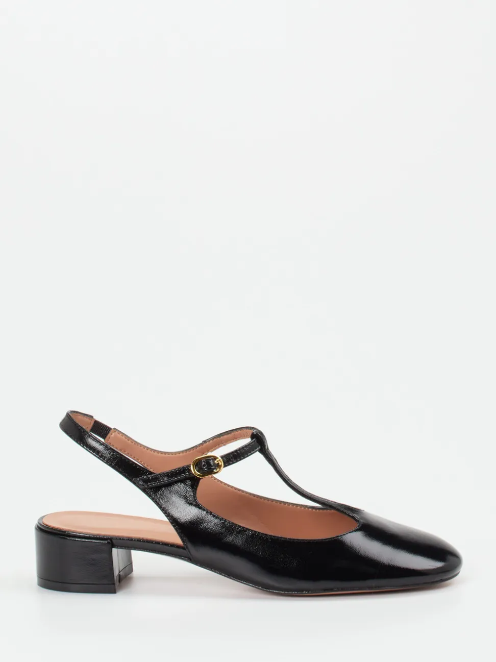 Konstantin Starke – Slingpumps aus Lackleder Schwarz