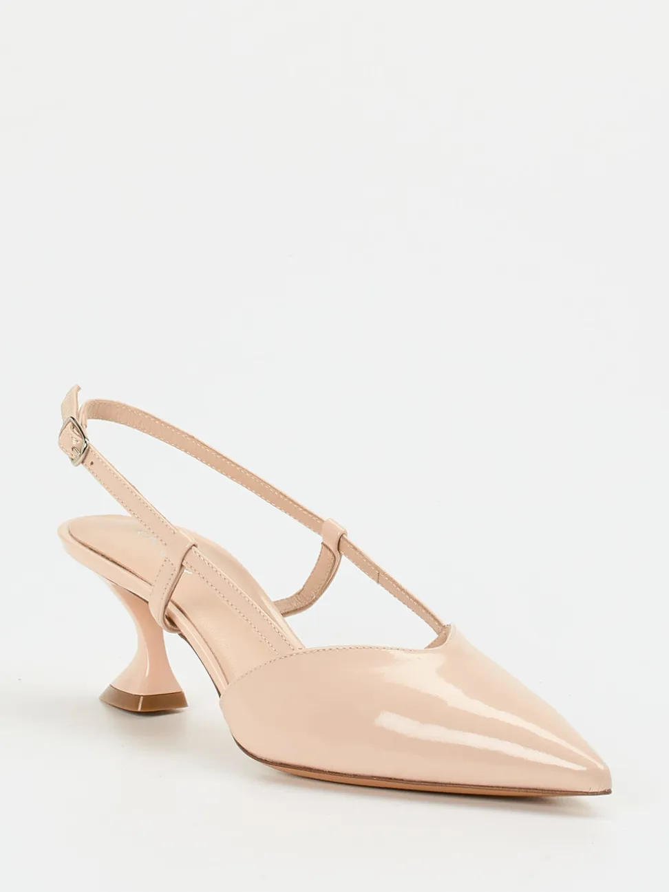 Konstantin Starke – Slingpumps aus Lackleder Rosé-Beige