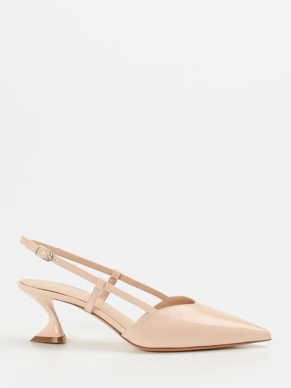 Konstantin Starke – Slingpumps aus Lackleder Rosé-Beige