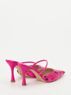 Konstantin Starke – Slingpumps aus Metallic mit Pailletten