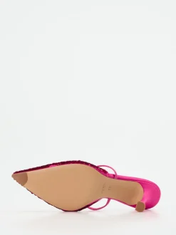 Konstantin Starke – Slingpumps aus Metallic mit Pailletten