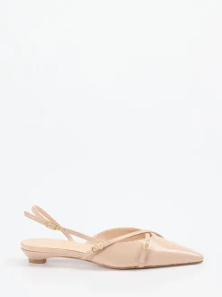 Konstantin Starke – Slingpumps aus Lackleder in Nude