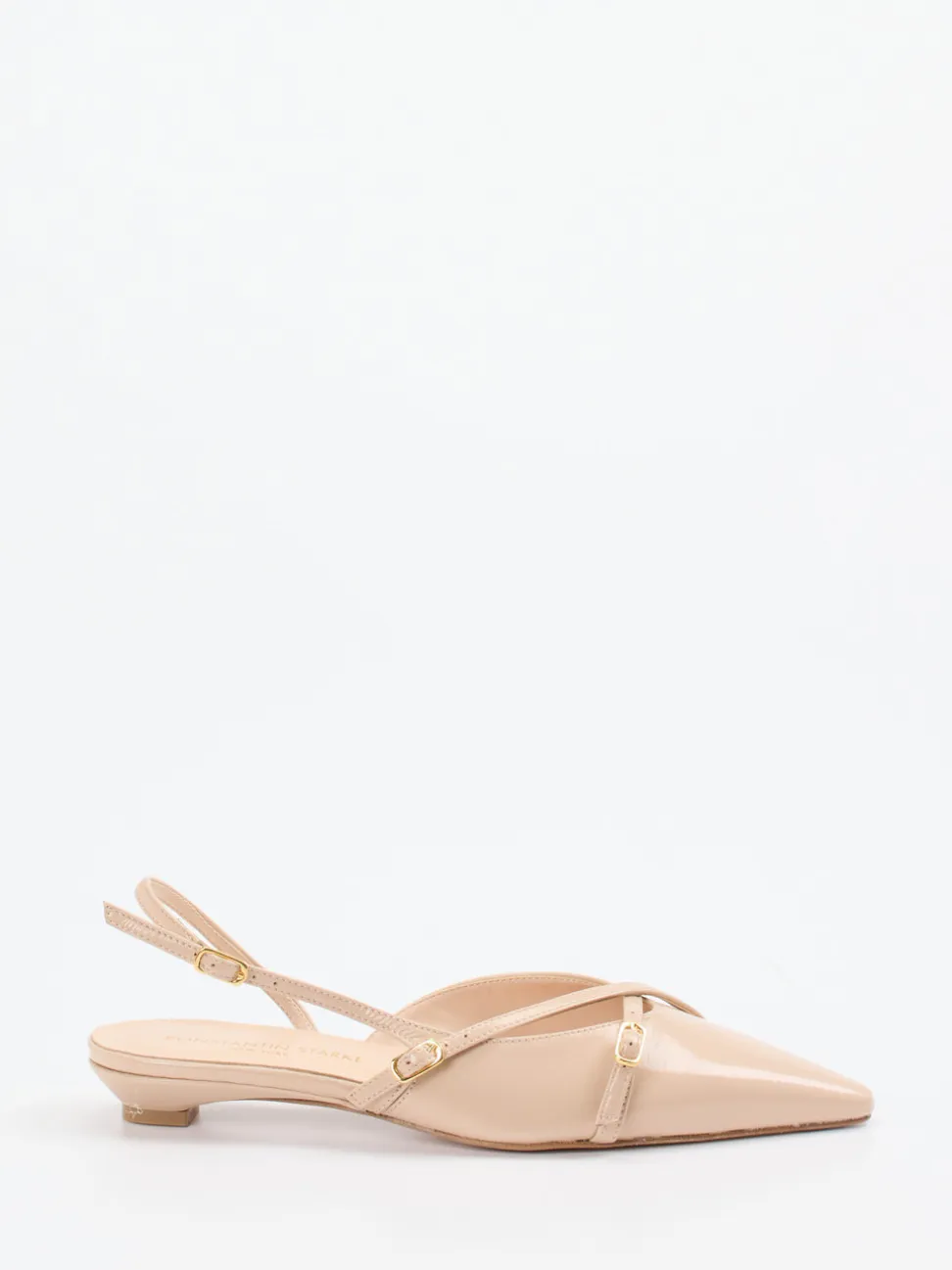 Konstantin Starke – Slingpumps aus Lackleder in Nude