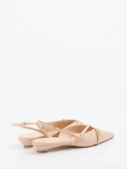 Konstantin Starke – Slingpumps aus Lackleder in Nude
