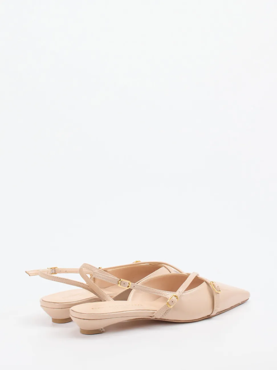 Konstantin Starke – Slingpumps aus Lackleder in Nude