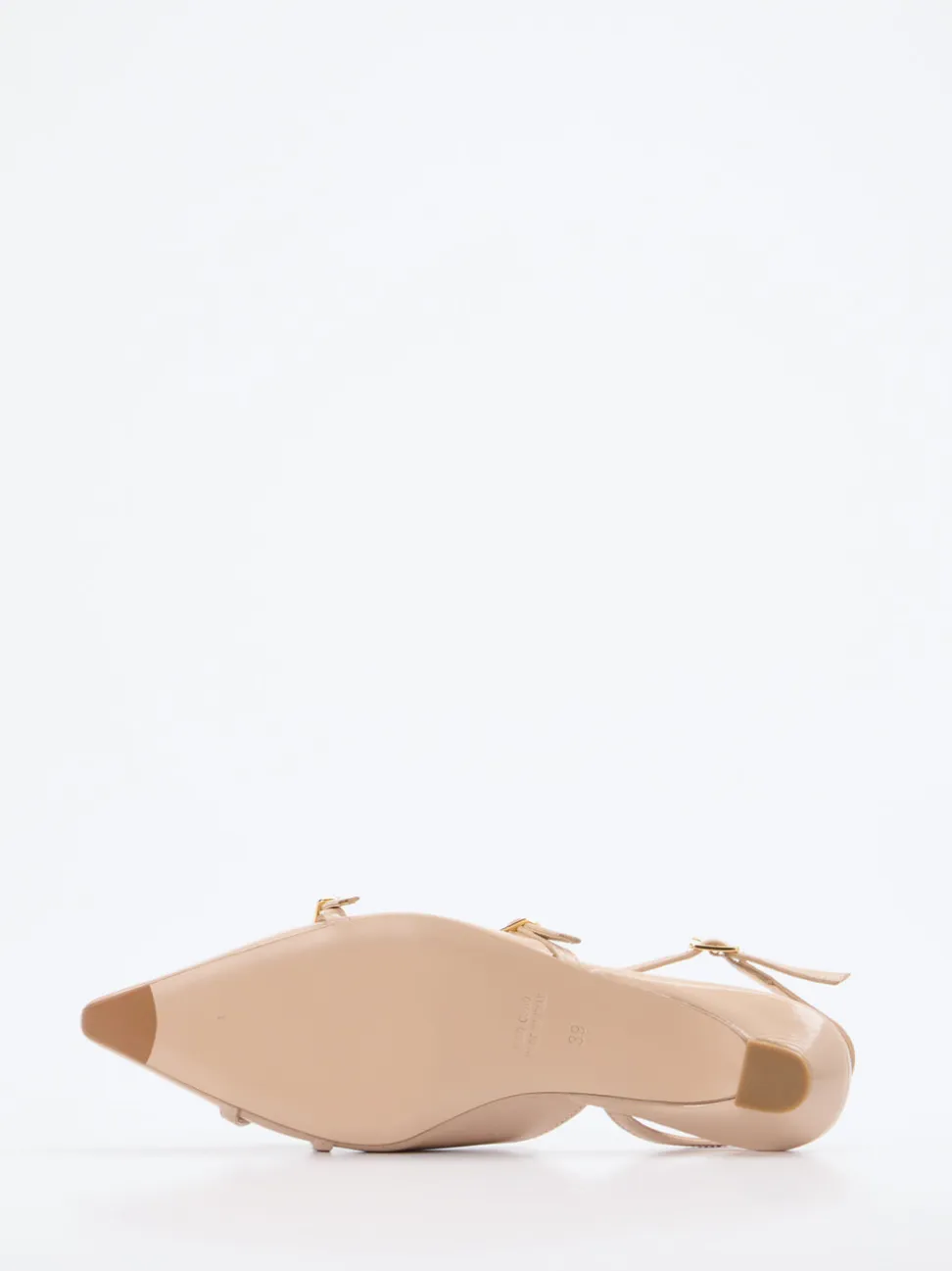 Konstantin Starke – Slingpumps aus Lackleder in Nude
