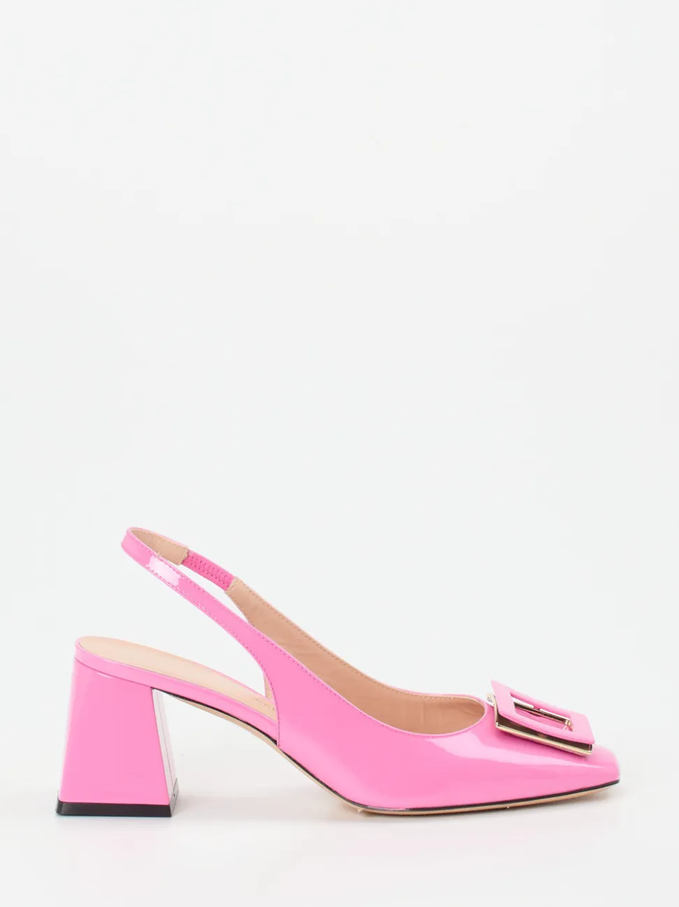 Konstantin Starke – Slingpumps aus Lackleder Pink