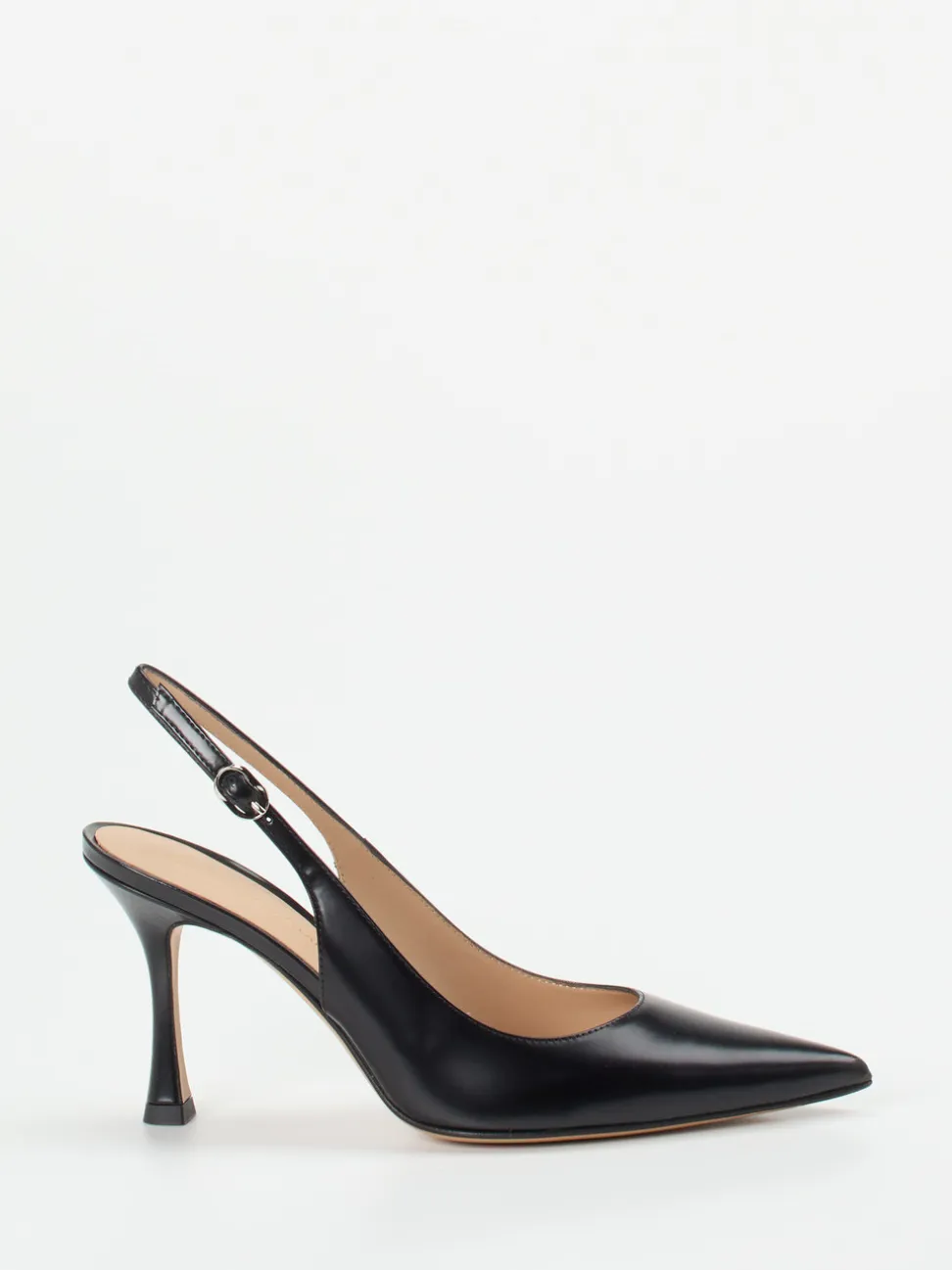 Konstantin Starke – Slingpumps aus Hochglanzleder schwarz