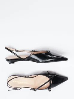 Konstantin Starke – Slingpumps aus Lackleder schwarz