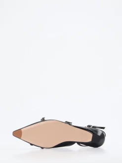 Konstantin Starke – Slingpumps aus Lackleder schwarz