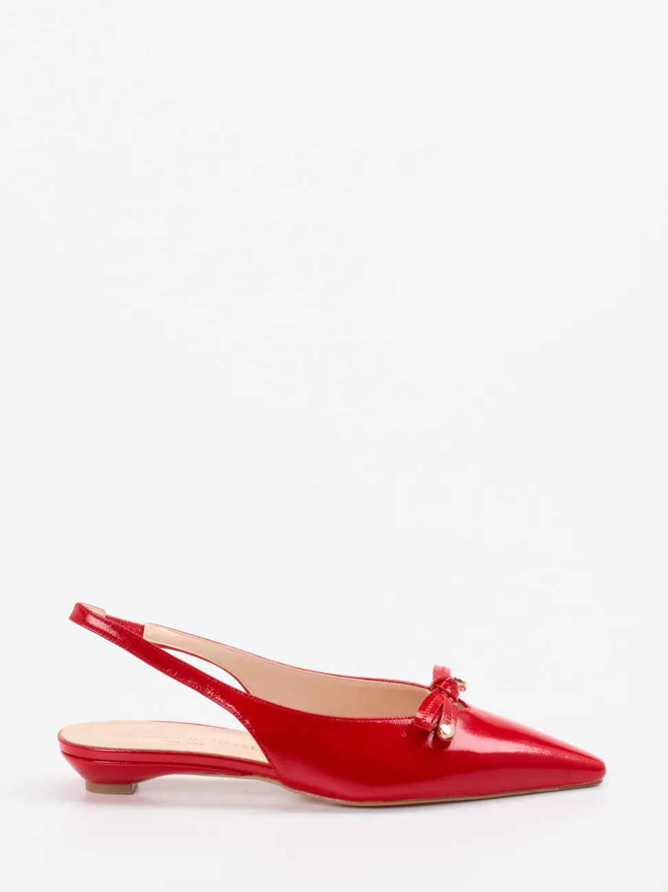 Konstantin Starke – Slingpumps aus Lackleder in Rot