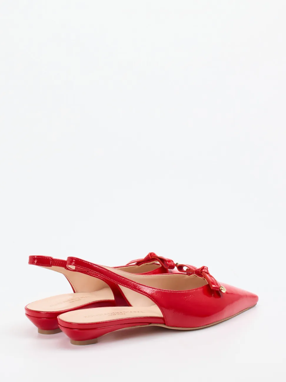 Konstantin Starke – Slingpumps aus Lackleder in Rot