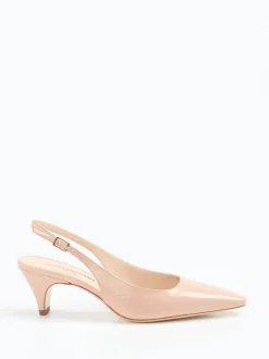 Konstantin Starke – Slingpumps aus Lack-Ziegenleder Nude