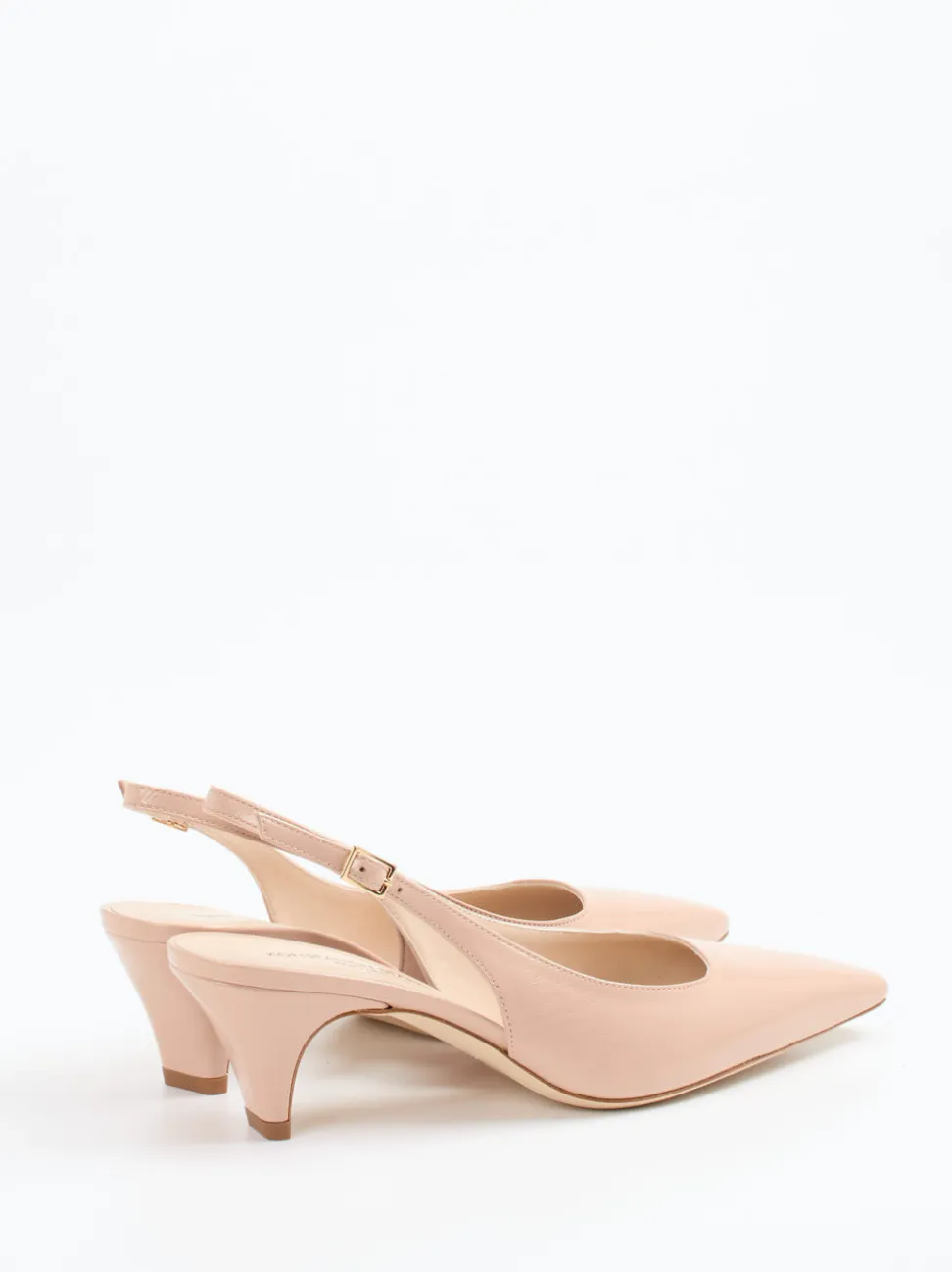 Konstantin Starke – Slingpumps aus Lack-Ziegenleder Nude