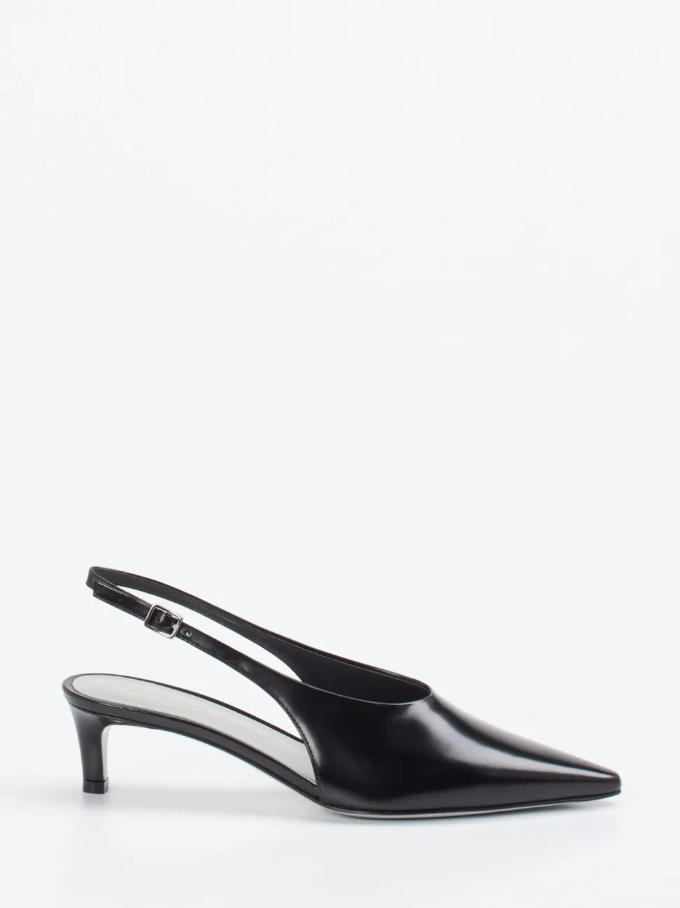 Konstantin Starke – Slingpumps aus Hochglanzleder schwarz