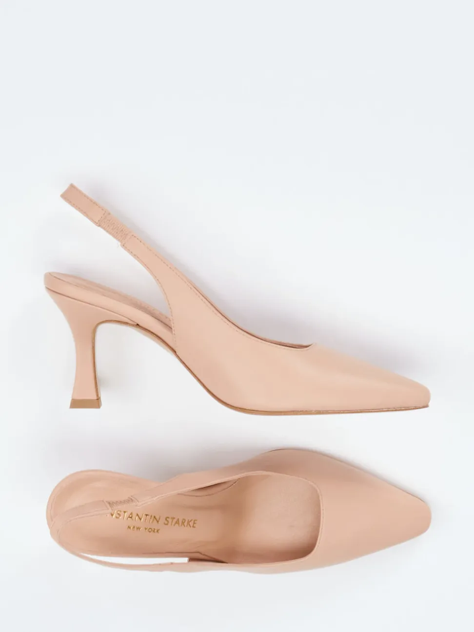 Konstantin Starke – Slingpumps aus Lammleder beige