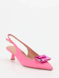 Konstantin Starke – Slingpumps aus Lammleder in Pink