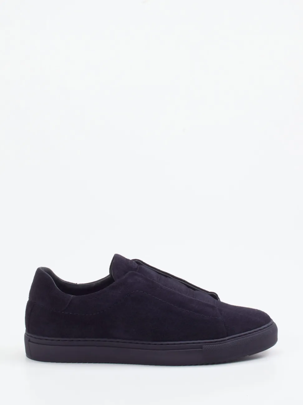 Konstantin Starke – Slip-On Sneaker aus Veloursleder blau