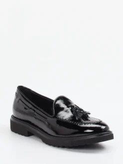 Konstantin Starke – Slipper aus Lackleder schwarz