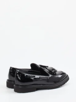 Konstantin Starke – Slipper aus Lackleder schwarz