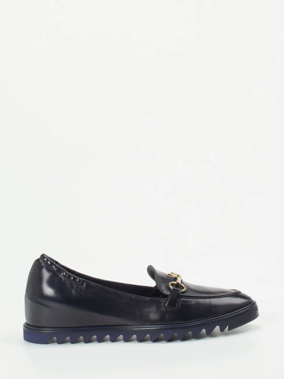 Konstantin Starke – Slipper aus Lammleder in Tiefblau
