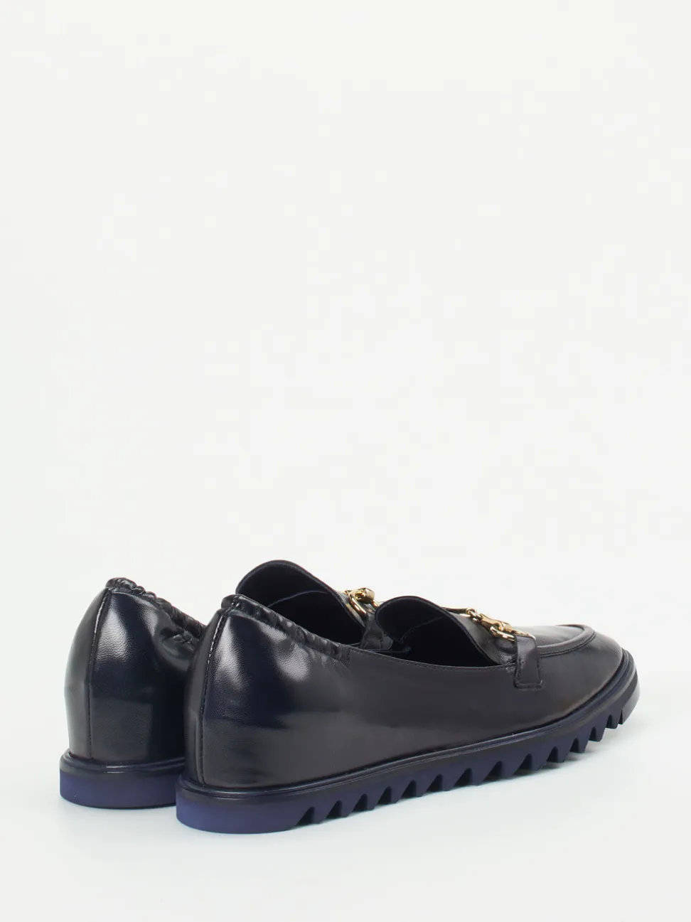 Konstantin Starke – Slipper aus Lammleder in Tiefblau