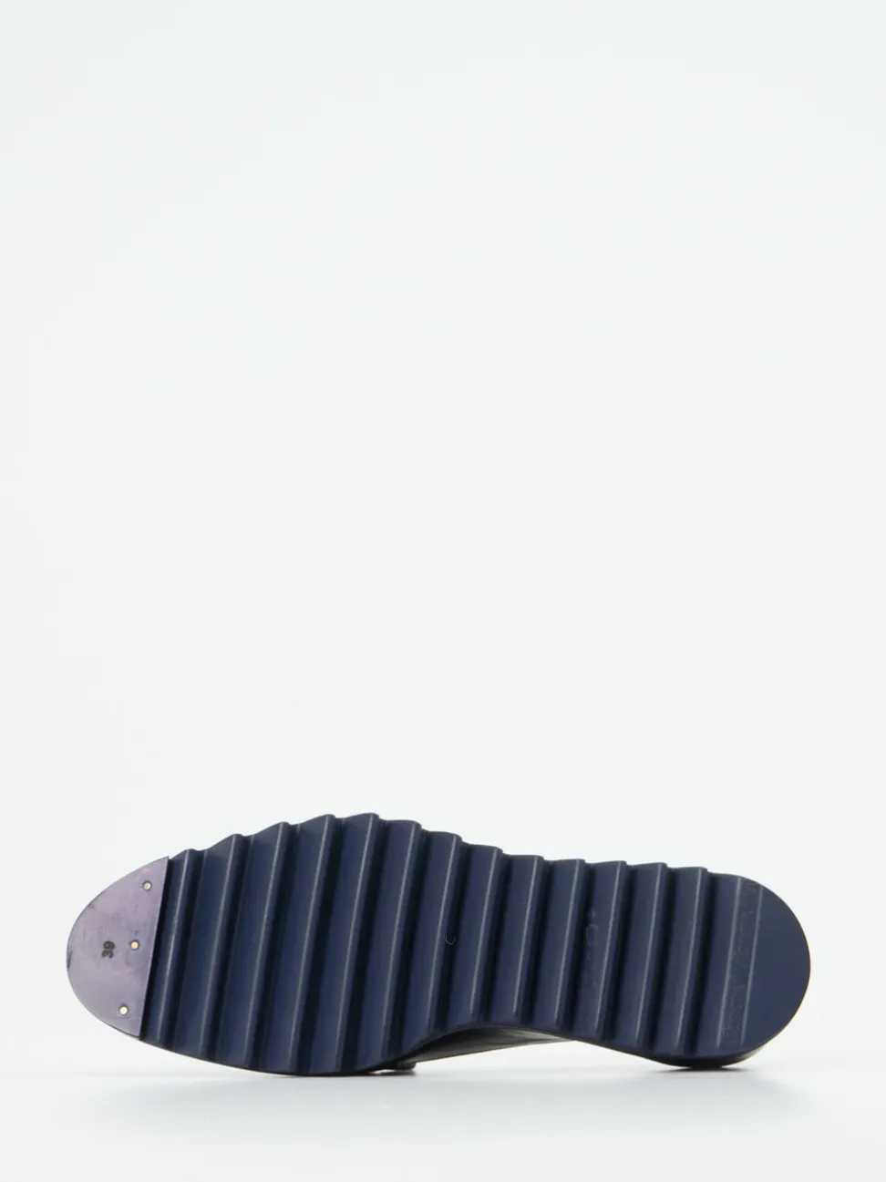 Konstantin Starke – Slipper aus Lammleder in Tiefblau