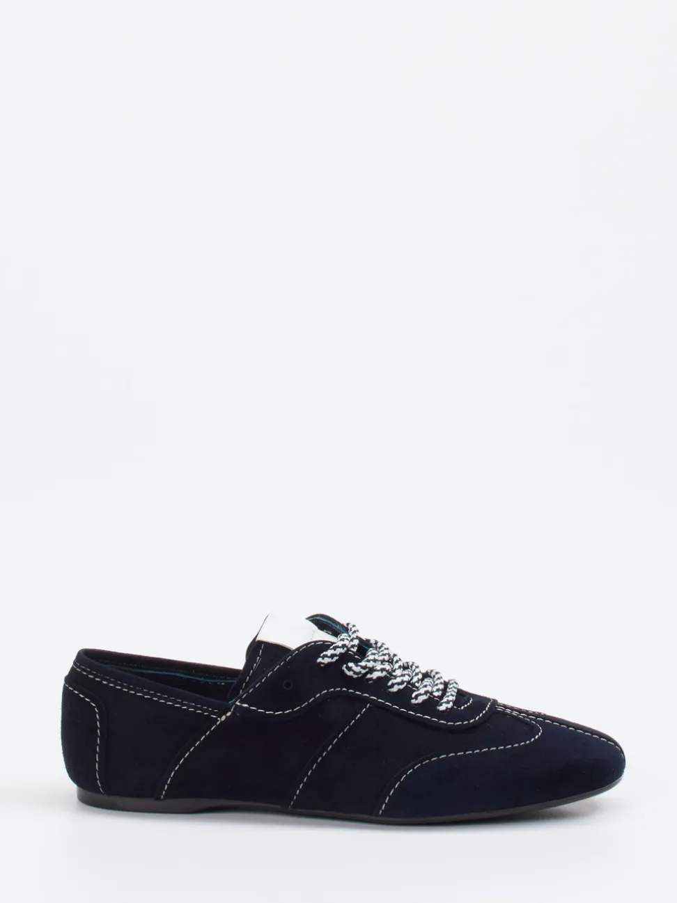 Konstantin Starke – Sneaker aus Veloursleder Dunkelblau
