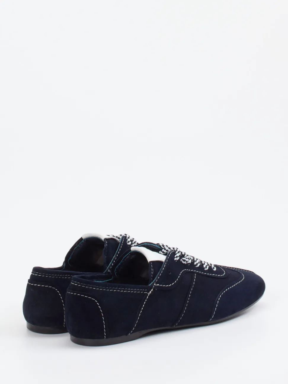 Konstantin Starke – Sneaker aus Veloursleder Dunkelblau