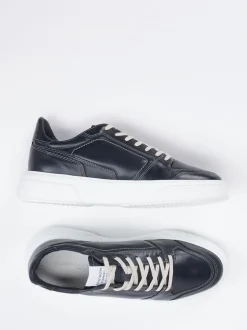 Konstantin Starke – Sneaker aus Kalbleder in Schwarz