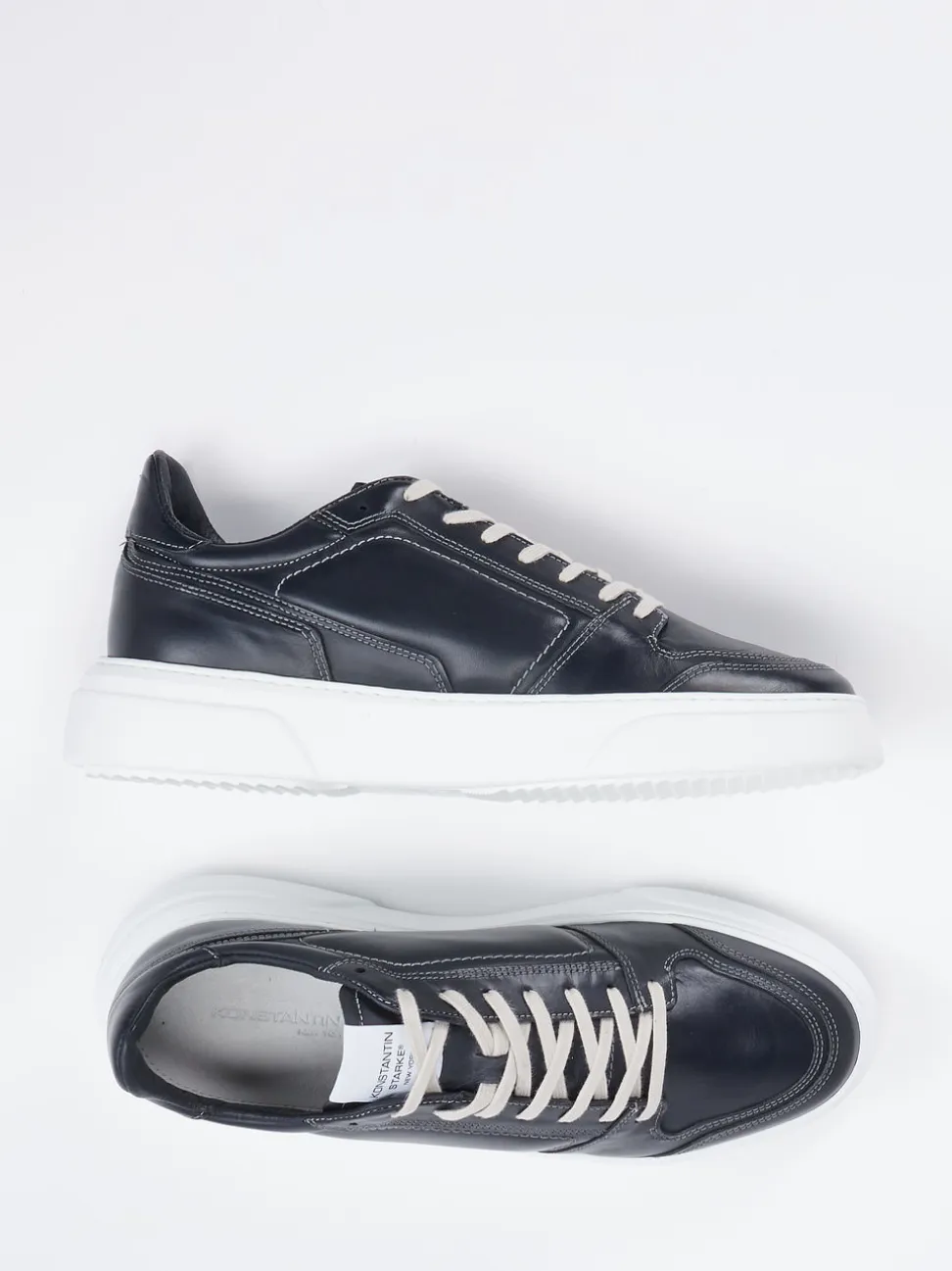 Konstantin Starke – Sneaker aus Kalbleder in Schwarz