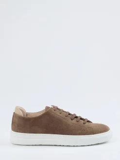 Konstantin Starke – Sneaker aus Veloursleder Braun