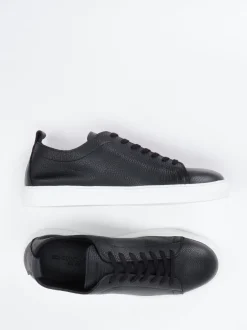 Konstantin Starke – Sneaker aus Kalbleder schwarz