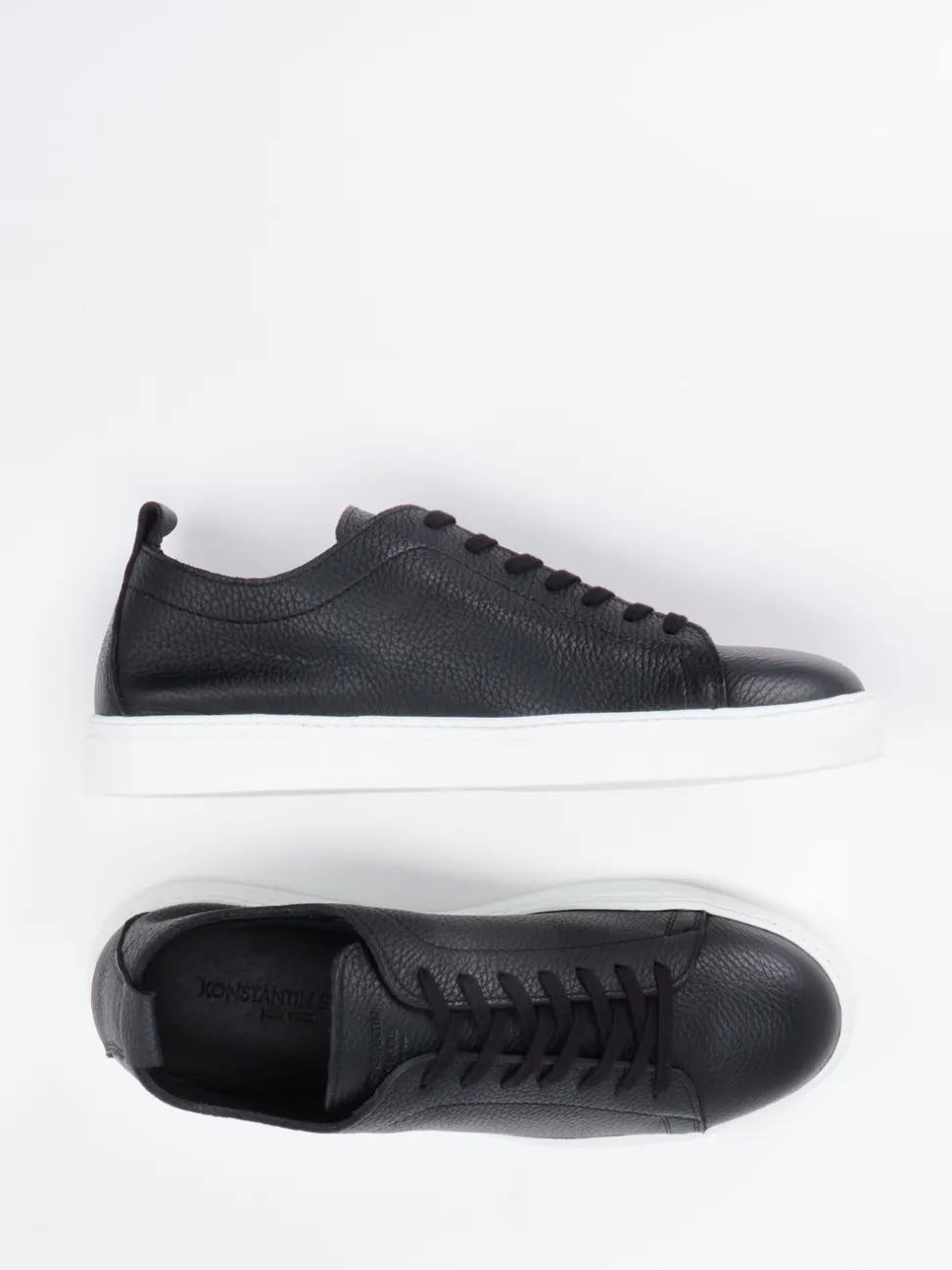 Konstantin Starke – Sneaker aus Kalbleder schwarz
