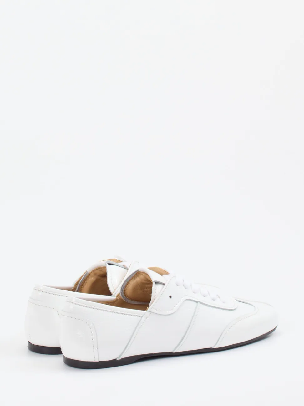 Konstantin Starke – Sneaker aus Lackleder weiß